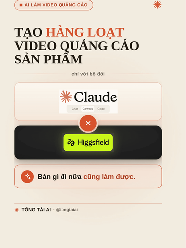 Tạo hàng loạt video quảng cáo sản phẩm bằng AI