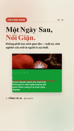 Claude vừa gắn "chữ ký vô hình" vào mọi thứ nó viết ra 🕵️ Anthropic âm thầm chèn watermark vô hình vào từng chữ Claude viết ra