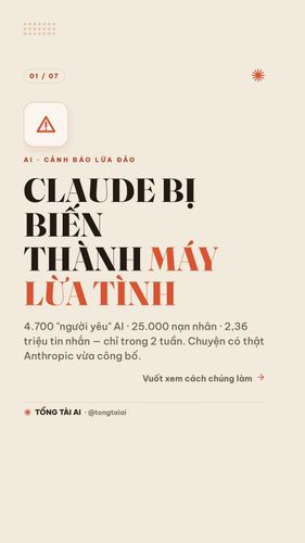 Claude bị biến thành máy lừa tình