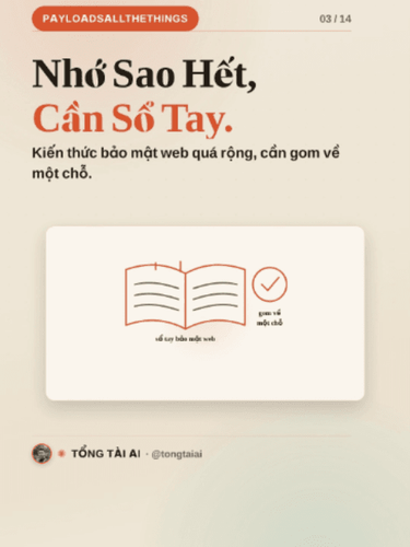 Kho báu "hack" web mà mọi Pentester và Hacker mũ trắng đều phải biết!