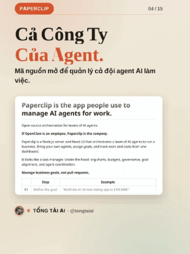 Xây "công ty AI" tự động hoá 100% với tool mã nguồn mở này!